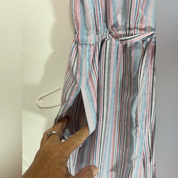 Anthropologie DREW Multicolored Striped Jumpsuit SZ Small - Picture 6 of 15